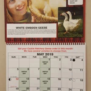 Cackle Hatchery Calendar