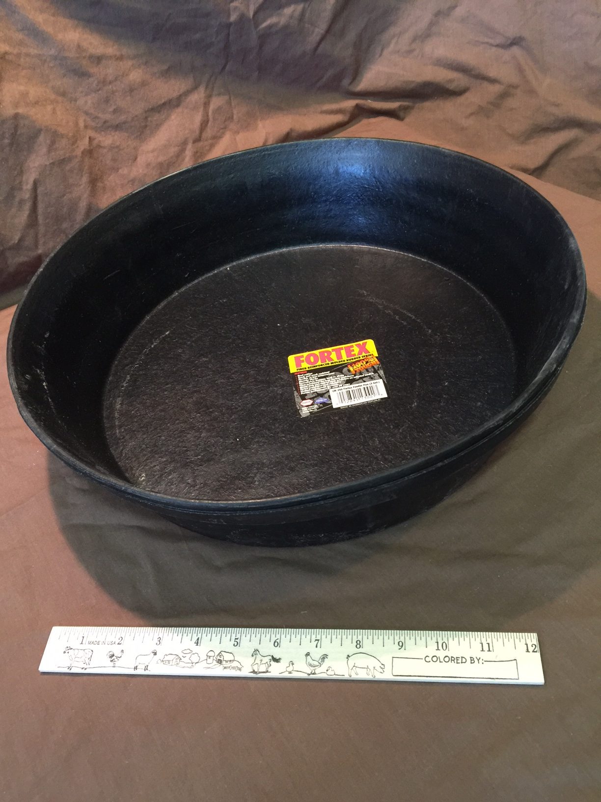 3 Gallon Rubber Watering Pan