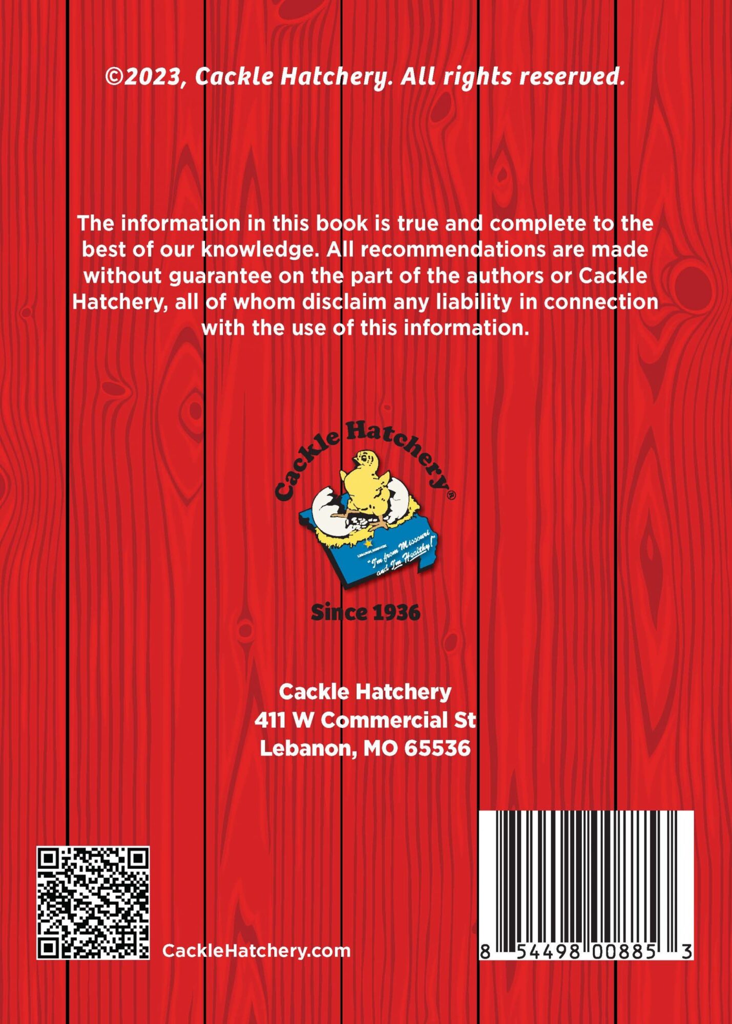 Raising Cornish-Cross Chickens for Meat Booklet