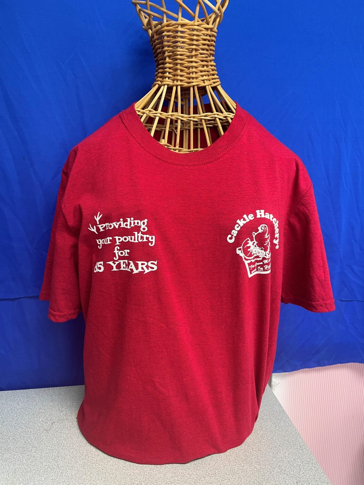New Design Red Cackle Hatchery T-Shirt