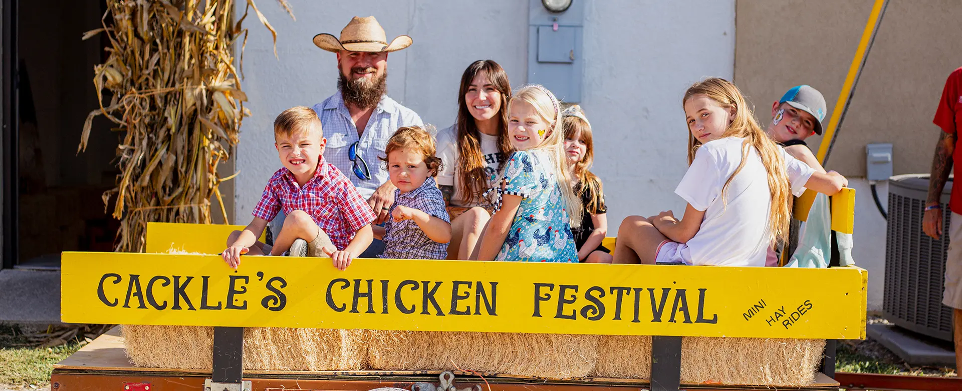 Cackle's Chicken Festival Banner